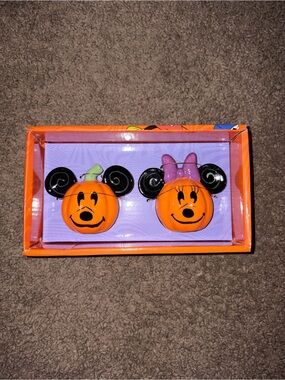 Disney Pumpkin Salt and Pepper Shakers